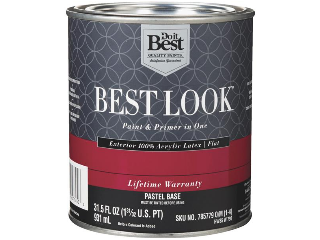 Best Look Flat Latex House Paint Pastel (Sizes)