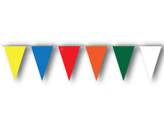 Multi Colored Pennant Flags 50 ft