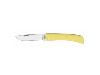 Yellow Sodbuster Single Blade Knife
