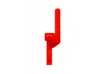8 In Tear Away Cable Tie, Red 100 Pack