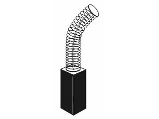 Carbon Brush 1/4 In x 1/4 In x 1/2 In  (2/Card) 2