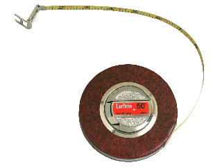 Hand Wind Tape Measure,3/8 In X 50 Ft