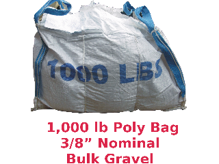 All Purpose Gravel 1000 Lb Bag