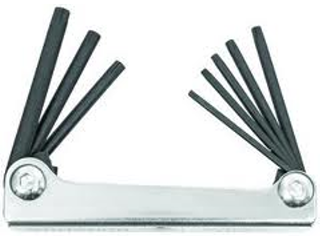 7 In 1 Foldup Torx Key Set, T10 - T40