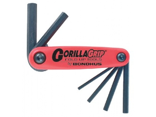7 Piece Ergo Fold Metric Hex Key Set, 2 - 8 mm