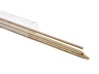 Bare Brass Low Fuming Bronze Brazing Rod 5 Lb (Sizes)
