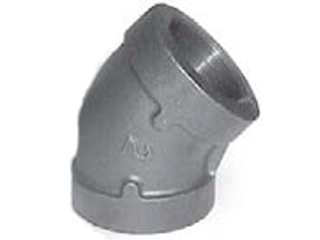 Extra Heavy Black 45 Degree Elbow 300 Lb
