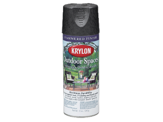 Krylon Outdoor Spaces Hammered Finish Silver 12 Oz