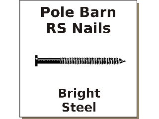 Electro Galv Pole Barn Ring Shank Nail 60d 6