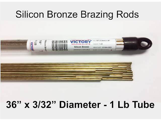 Weldcote Metals Silicon Bronze 3/32 X 36 Rod 10 Lbs. 