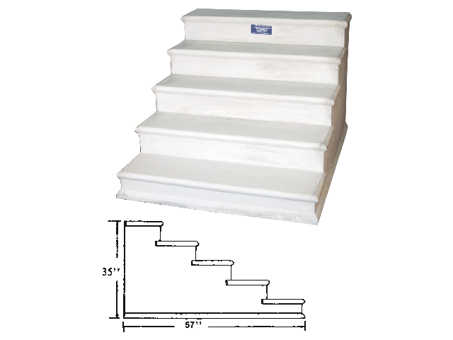 Universal Steps 5 Round Precast Concrete Steps Concrete Steps Century Group