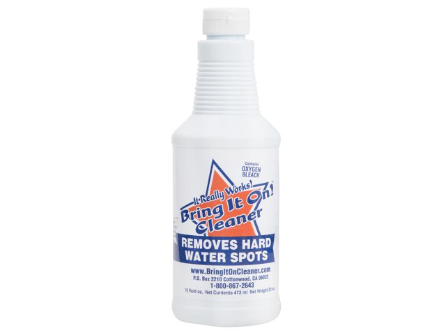 Bring It On Cleaner Shower Door Hard Water Spot Stain Remover with Oxygen  Bleach 