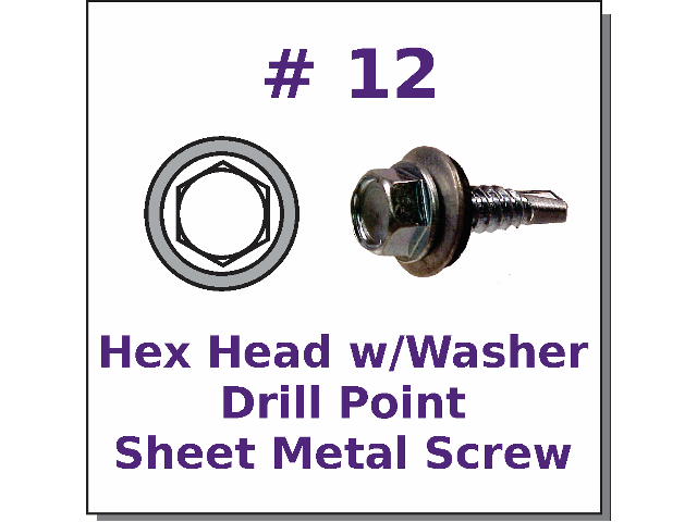 Cox Hardware and Lumber - #12 Hex Head Stainless Steel Drill Point