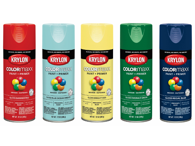 Krylon COLORmaxx Spray Paint Gloss Crystal Clear