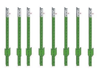 Steel Tee Post 6 Ft Heavy Duty Green