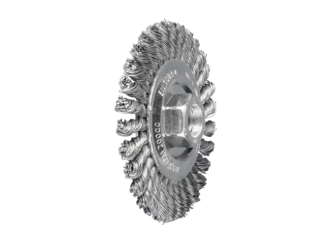 Stringer Bead Wheel Brush 4 In, .020