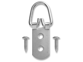 Picture Hangers (2) 2-Hole D-Ring Narrow 50207