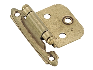 Cabinet Hinge Self-Close (2) Variable Overlay Burnished