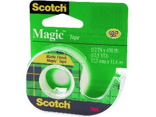 Scotch Magic Transparent Tape, 1/2 In x 450 In