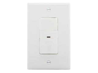 Residential Single Pole Motion Sensor Switch, White