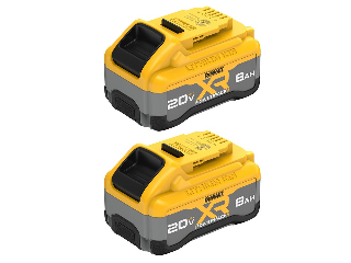 DeWalt 20V Max XR PowerPack Lithium-Ion Battery, 2 Pk
