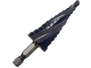 Cobalt TiAIN 12 Steps Fast Spiral Step Drill, 7/16 In - 1-1/8 In