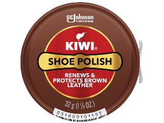 Waxed Shoe Polish Brown 1-1/8 Oz