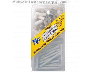 Hurricane Kit for Wood 25 Piece #09755