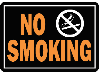 Sign 10 x 14 Aluminum: No Smoking
