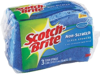 Multi Purpose Sponge Scotch Brite 3 Pack
