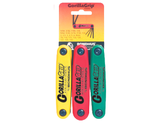 Gorilla Grip Fold Up SAE/Metric/Torx Hex Key Set
