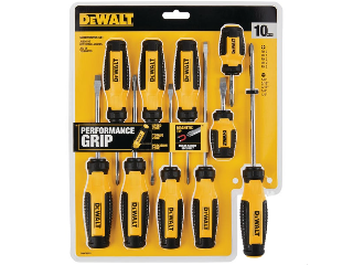 DeWalt Magnetic Fixed Bar Screwdriver Set, 10 Pc