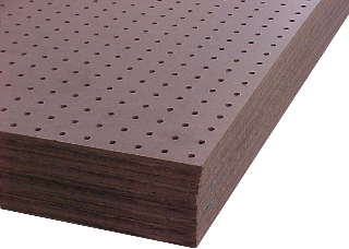 1/4" Pegboard Hardboard Tempered S1S