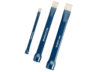 Blue Cold Chisel Set, 3 Pc