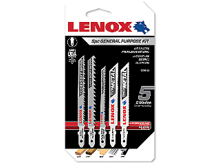 General Purpose T-Shank Jig Saw Blade kit, 5 Pc