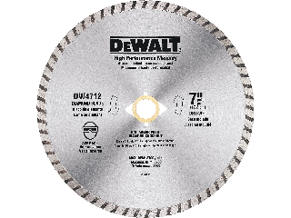 DeWALT DW4712 Circular Turbo Blade, 7 In Dia, 5/8 In Arbor