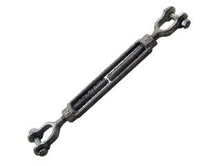 Forged Jaw & Jaw Turnbuckle Galvanized, 1/4 In x 4 In