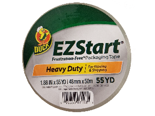 Duck Clear EZ Start Packaging Tape 1.88 In x 55 Yd