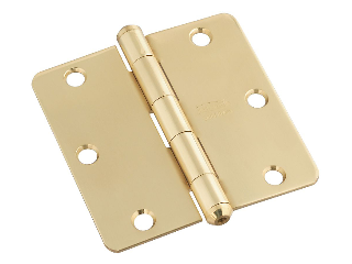 Cox Hardware and Lumber - Round Corner #513RC Solid Brass Door Hinge ... Cox Hardware and Lumber - Round Corner #513RC Solid Brass Door Hinge ...