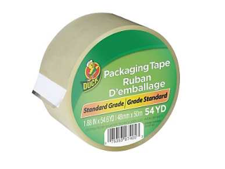 Duck Clear Packaging Tape, 1.88 In x 54.6 Yd
