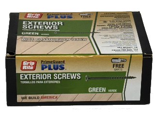 PrimeGuard Plus Premium Star Green Deck Screw, 1 Lb (Sizes)