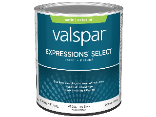 Valspar Expressions Satin Tint Exterior House Paint (Sizes)