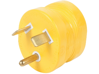RV Electrical Adapter, 15A (F)/30A (M)