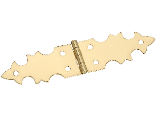 Decorative Strap Hinge 2-3/4" (2) V1810 Solid Brass