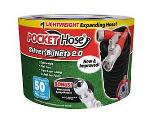 Pocket Hose Expanding Garden Hose, 3/4 In x 50 Ft