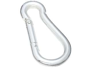 Interlocking Spring Snap 3/8 In x 3-1/8 In Zinc