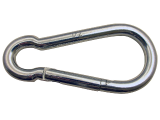 Spring Snap Hook Zinc Plated, 1/2 In