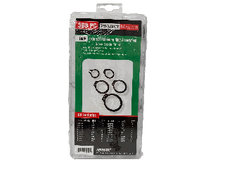 Project Master External Retaining Ring Assortment, 300 Pc