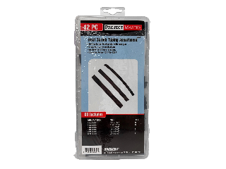 Project Master Heat Shrink Tubing Assortment, 42 Pc