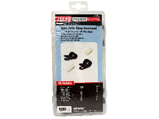 Project Master Nylon Cable Clamp Assortment, 120 Pc